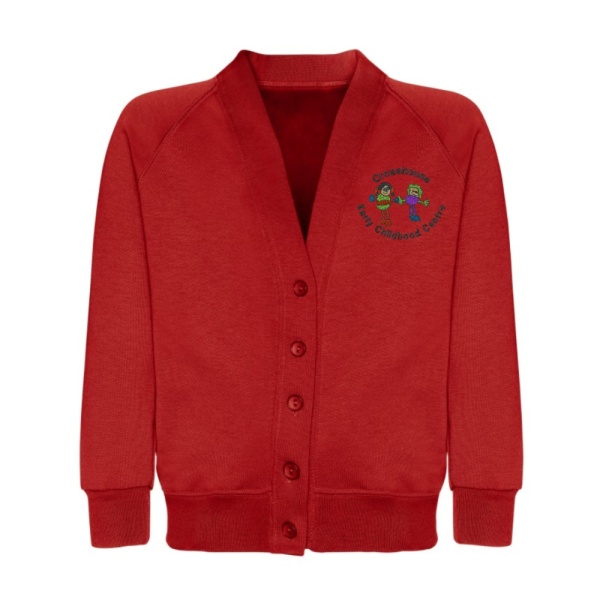 CROSSHOUSE NURSERY SWEAT CARDI, Crosshouse ECC