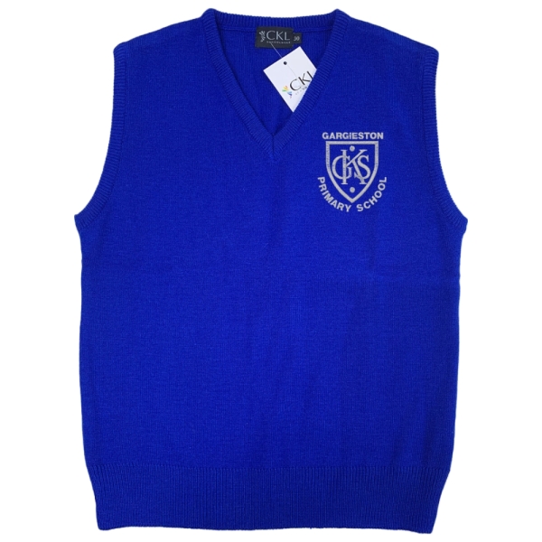 GARGIESTON PS V-NECK SLIPOVER, Gargieston Primary School