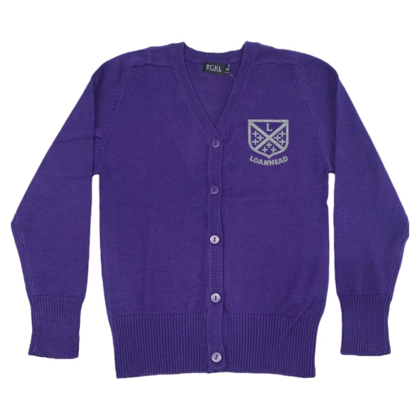 LOANHEAD P.S. COTTON CARDIGAN, Loanhead Primary School