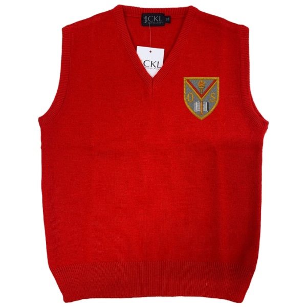 ONTHANK P.S. V-NECK SLIPOVER, Onthank Primary School