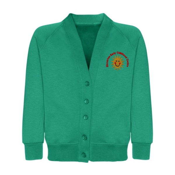 RICCARTON NURSERY SWEAT CARDI, Riccarton ECC