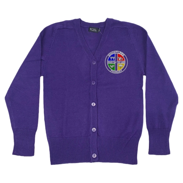 SHORTLEES P.S. COTTON CARDIGAN, Shortlees Primary School