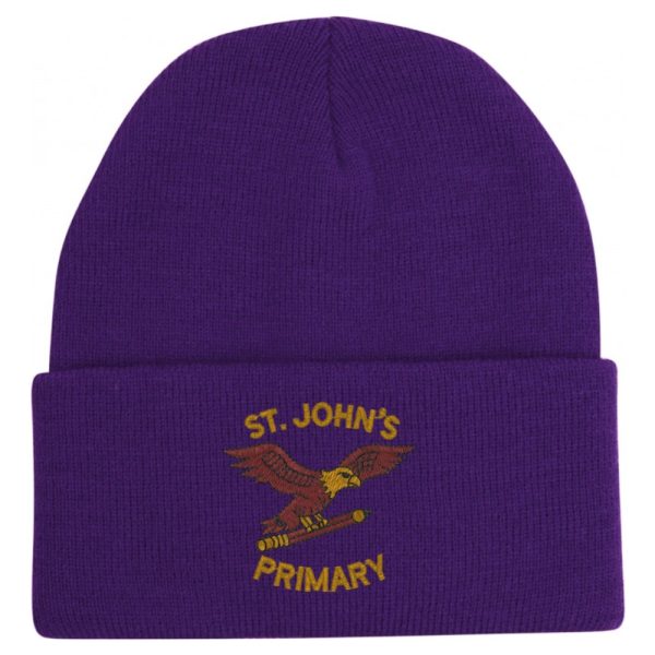 ST JOHNS PS KNITTED HAT, St. John's Primary School