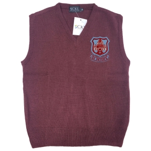 ST PETERS PS V-NECK SLIPOVER, St. Peter's Primary School