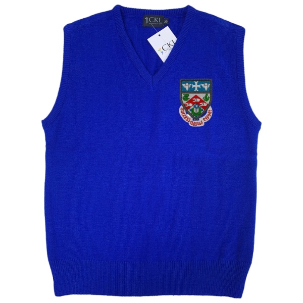 TROON P.S. V-NECK SLIPOVER, Troon Primary School