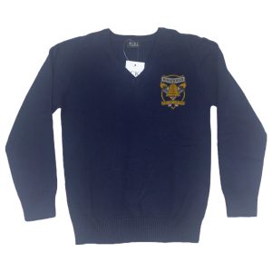 WHATRIGGS P.S. P7 CTTN V-NECK, Whatriggs Primary School