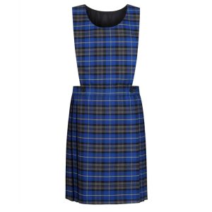 KILT PINAFORE 2 BUTTON, Tartan, Darvel Primary School, Dundonald Primary School, Galston Primary School, Gargieston Primary School, Lainshaw Primary School, Lawthorn Primary School, Mount Carmel Primary School, Struthers Primary School, Troon Primary School, Whatriggs Primary School