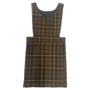 TARTAN 2 BUTTON PINAFORE, Tartan, Beith Primary School, Tarbolton Primary School, Winton Primary School