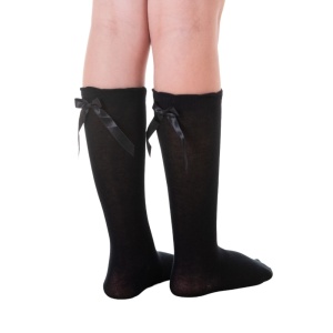 RIBBON KNEE HIGH SOCKS, Socks & Tights
