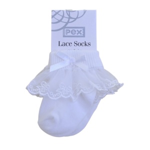 BOW LACE SOCKS, Socks & Tights