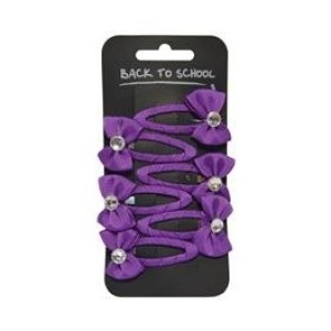 DIAMANTE BOW SLEEPIES, Hair Accessories