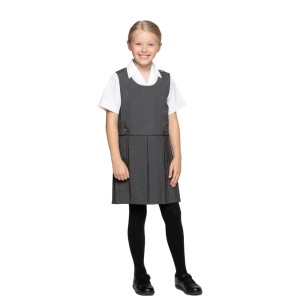 TENBY BOX PLEAT PINAFORE, Girls Skirts & Pinafores