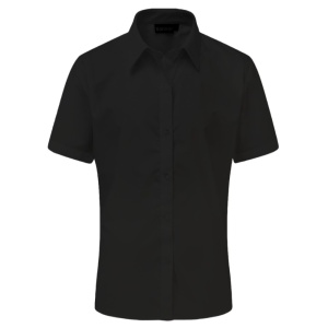 Black Slim Fit Short Sleeve Blouse (Twinpack), Shirts & Blouses