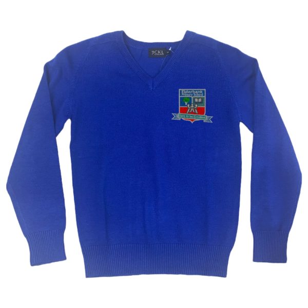 ELDERBANK P.S. COTTON V-NECK, Elderbank Primary School