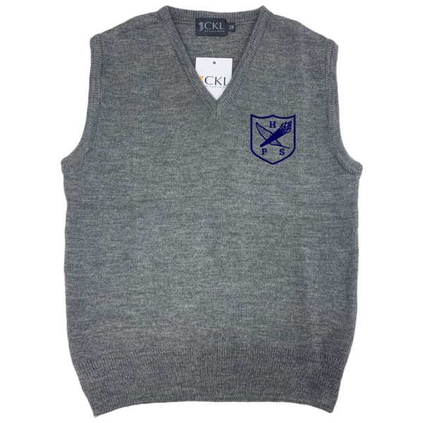 HAYOCKS P.S. V NECK SLIPOVER, Hayocks Primary School