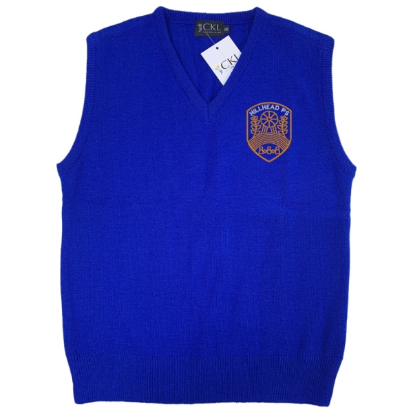 HILLHEAD PS V-NECK SLIPOVER, Hillhead Primary School