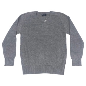 COTTON BLEND UNISEX V-NECK, Knitwear