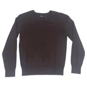 COTTON BLEND UNISEX V-NECK, Knitwear