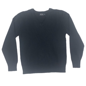 COTTON BLEND UNISEX V-NECK, Knitwear