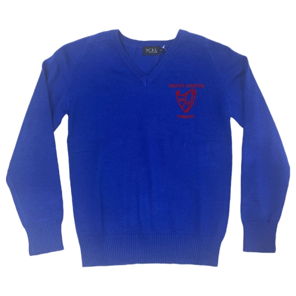 WESTER OVERTON PS COTTN V-NECK, Wester Overton Primary School