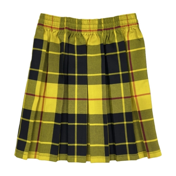 TARTAN BOX PLEATED SKIRT, Tartan, Fenwick Primary School, Hurlford Primary School
