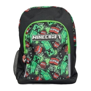 MINECRAFT DBL POCKET BACKPACK, School Bags