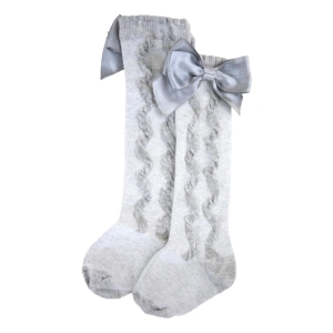 GRAZIA KNEE HIGH RIBBON SOCK, Socks & Tights