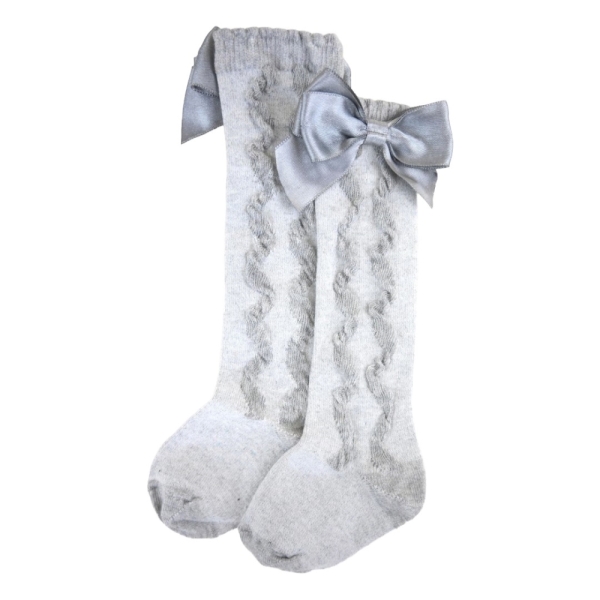GRAZIA KNEE HIGH RIBBON SOCK, Socks & Tights