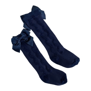 GRAZIA KNEE HIGH RIBBON SOCK, Socks & Tights