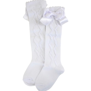 GRAZIA KNEE HIGH RIBBON SOCK, Socks & Tights